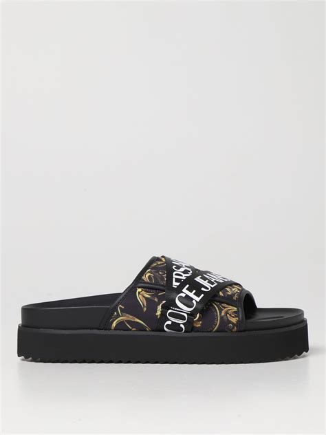 versace jeans couture slipper|gianni Versace men's slip ons.